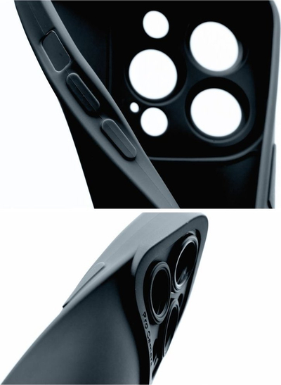 Kuti mbrojtëse SIMPLY ROAR për iPhone 13 Pro Max, silikon TPU, shumë e hollë, e zezë