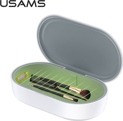 Sterilizues UV Usams US-ZB138 me karikim wireless 10W, aromaterapi, i bardhë
