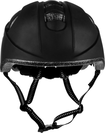 Helmet biçiklete për kalamaj Spokey CHERUB, 44-48 cm, In-Mold, e zezë me të kuqe
