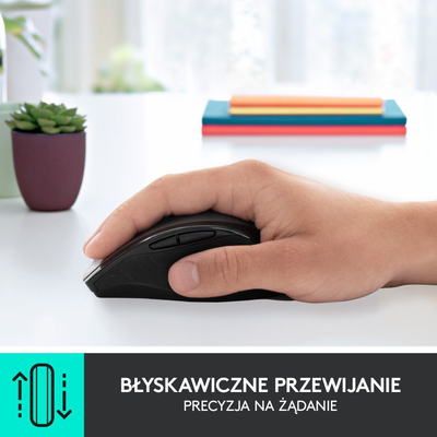 Mouse pa tela Logitech M705 Marathon, USB, ergonomik, gri