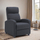 Fotel relax DROSEN HM3299.01, mekanizëm recliner, pëlhurë, gri