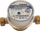 Matës uji vertikal 1/2", kundra-magnetik, bronz