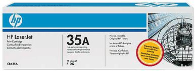 Fishek i tonerit HP, 35 A, i zi