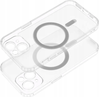 Mbrojtëse Frost Mag Cover për iPhone, MagSafe, mbrojtje kamere, transparente e zbehtë