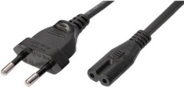 Kabllo InLine Euro/C7 (90ACC1885), 1.8 m, e zezë