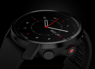 Orë smart Polar Grit X, M/L, e zezë