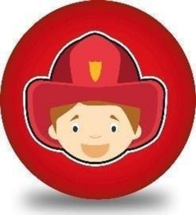 Top lodër Artyk Colorful Firefighter, 23 cm, shumëngjyrësh