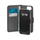 Kënd Puro Wallet Case për iPhone 16e, me kapak, 2 vende për karta, i zi