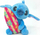 Lodër pelushi Simba Disney Stitch me dërrasë sërfi, 25cm, blu