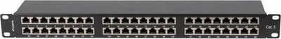 Patch panel Lanberg PPS5-1048-B, 48 porta, Cat 5e FTP, i zi