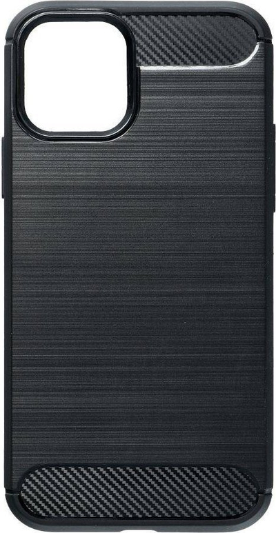 Kapak telefoni për Motorola G22 Carbon Case, gomë mbrojtëse, kundra goditjesh, e zezë