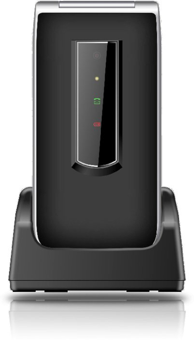 Телефон Beafon SL495 LTE, 4G, со капак, црно-сребрен