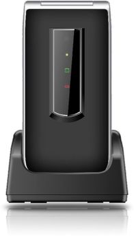 Telefoni Beafon SL495 LTE, 4G, me kapak, zi argjendtë