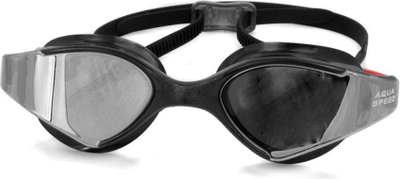 Наочари за пливање Aqua-Speed Blade Mirror, рефлективни леќи, Anti Fog, црни