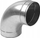 Gyp-lak ventilimi SpiroFlex Elbow 45°, DN 160, çelik i galvanizuar