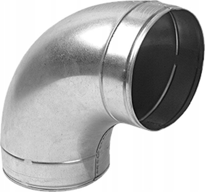 Gyp-lak ventilimi SpiroFlex Elbow 45°, DN 160, çelik i galvanizuar