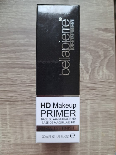 Primer grimi Bellápierre Cosmetics HD Makeup Primer, 30 ml, efekt zbutës, transparent