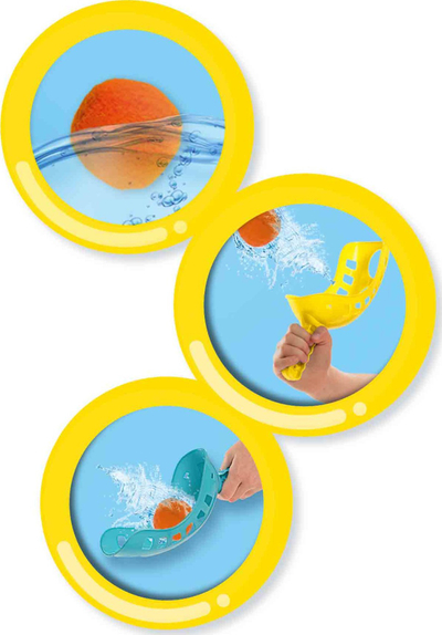 Set lojrash me ujë Splash Water Catch, 12 topa që i përdor prapë, shumëngjyrësh