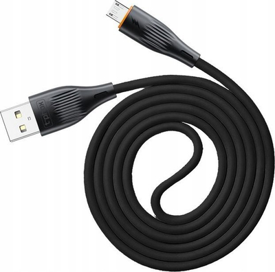 Kabllo Micro USB T-phox X-lite, 1m, 3A, e zezë