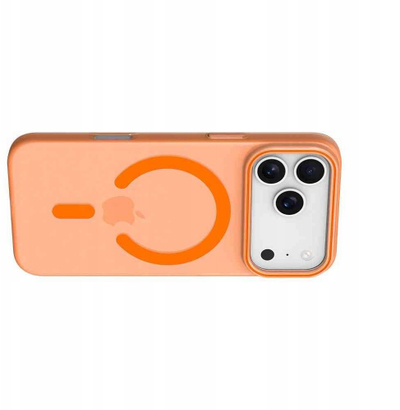 Mbulesë telefoni GO ORANGE për iPhone 17 Air, e përshtatshme me MagSafe, portokalli kozmike