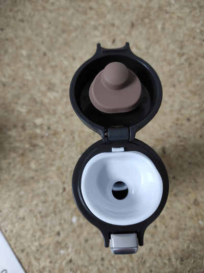Termus për udhëtim Emsa Travel Mug Light, 0.4L, çelik inox, gri mat