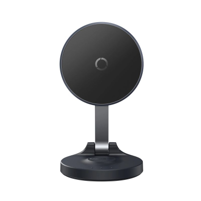 Mbajtëse magnetike telefoni Baseus MagPro, e palos, 360°, e zezë