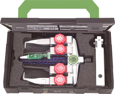 Set nxjerrës KUKKO me 2 këmbë, gjerësi 90 mm, diapazon 100–200 mm, metalik
