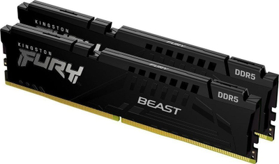 Memorie Kingston Fury Beast, DDR5, 32 GB, 6800 MHz, CL34, KF568C34BBK2-32