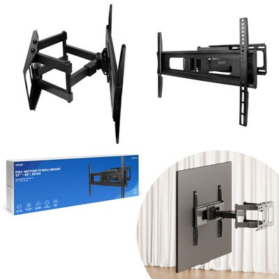 Mbajtëse muri TV Savio UTV-04, 37-86", 60 kg, e zezë