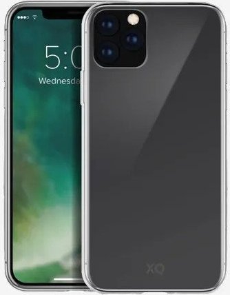 Kapak telefoni Xqisit Flex Case për iPhone 14 Plus 6.7", transparent, antimikrobial