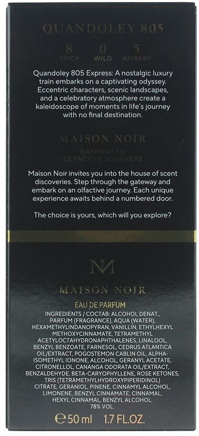 Parfum Monroe Maison Noir Quandoley 805, Eau de Parfum, unisex, 50ml