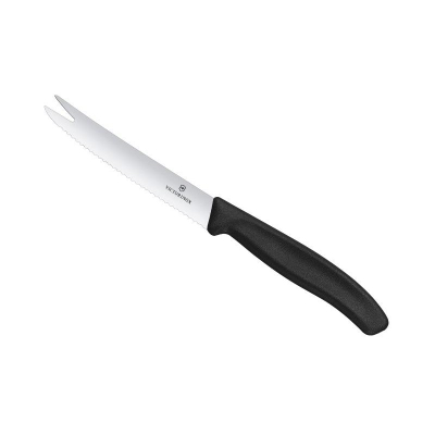 Thikë Victorinox Swiss Classic Chesse and sausage 11cm, e zezë