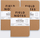 Set bllokë shënimesh Field Notes Kraft 3-Pack, 48 faqe, 3.5" x 5.5", kafe