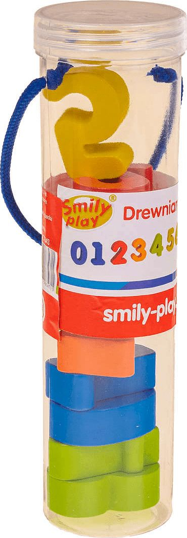 Set numrash druri Smily Play, 10 copë, me ngjyra nga të gjitha