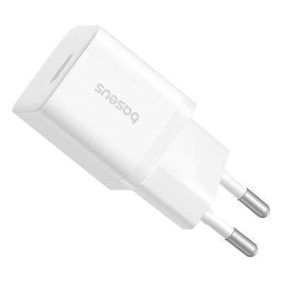 Karikues rrjeti Baseus GaN5 1C, 25W, USB C PD QC 3.0, i bardhë