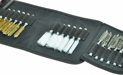 Set furça për sedilje injektori Geko G02653, 18 copë, najlon bronz çelik