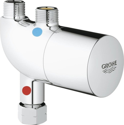 Valvul termostatike GROHE Grotherm Micro, kundra djegies, krom