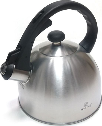 Çajnik KingHoff KH-3324, 1.5L, çelik inox, argjendtë