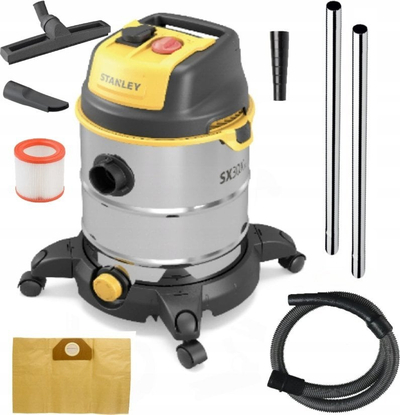 Fshesë industriale Stanley SXVC30XTDE, 30L, inox, gri