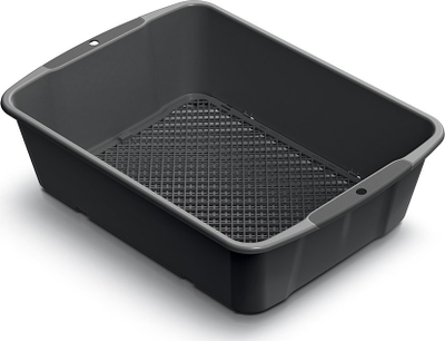 Sitë kopshti Respana Garden Sieve, 39.4 cm, plastike, e zezë