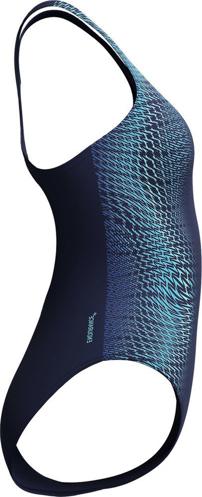 Rrobë banje njëpjesëshe Speedo Laneback, rezistente nga klori, thahet shpejt, blu
