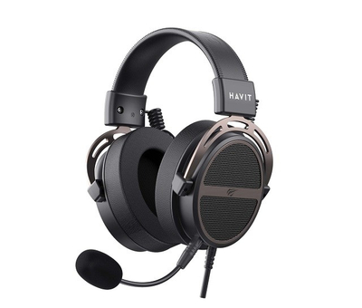Kufje gaming Havit H2030E, me kabllo, me mikrofon, të zeza