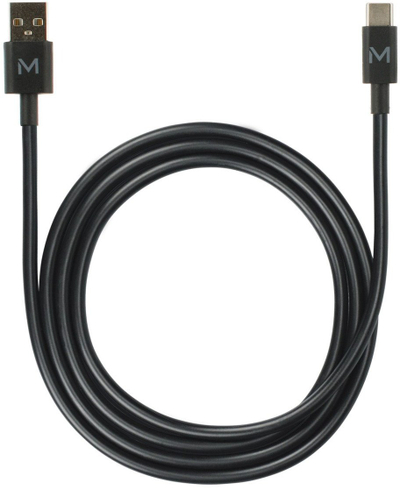 Kabllo USB Mobilis 020013, USB A me USB C, 1 m, e zezë