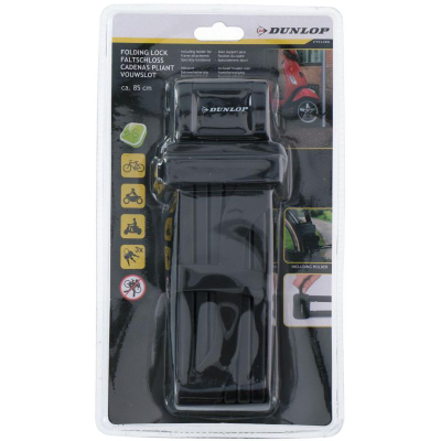 Dry çiklete Dunlop Folding, 85 cm, palosës, i zi