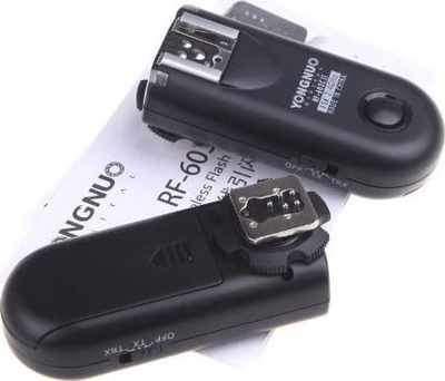 Trigger blici Yongnuo RF-603C II, wireless 2.4GHz, set për Canon