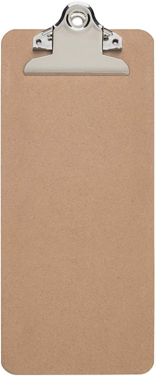 Mbajtëse faturash Maulbill, fibër druri, 112 x 265 mm, kafe