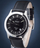 Orë burrash Atlantic Seahunter 71360.41.61, kuarc, 41mm, e zezë