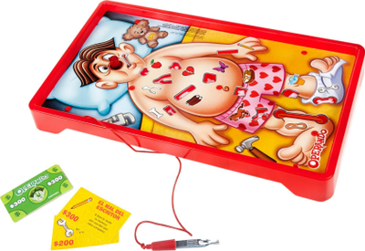 Lojë tavoline Hasbro Gaming Operation Classic B2176, elektronike, për kalamaj 6+