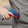 Lodër blaster NERF Alpha Strike Slinger SD-1, me fishekë shkumë, ngarkim manual, blu portokall