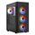 Kutia PC Aerocool Designer G BK v2, MIDI Tower, ARGB, xham i temperuar, e zezë